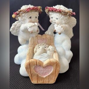 Dreamsicles & Me by Kristin
Cherubs Counting Sheep
Concrete Art Mexico c. 1990s